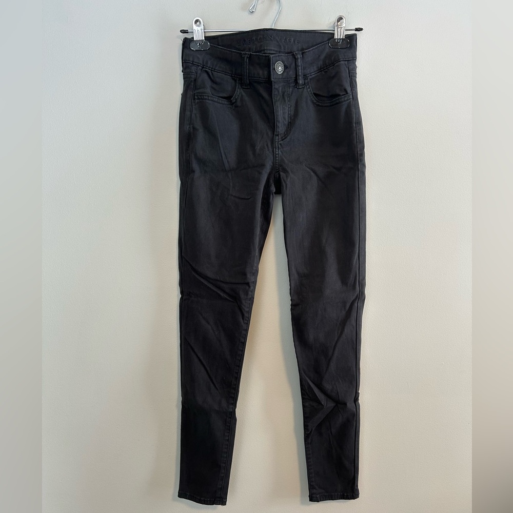 American Eagle Outfitters 0 Black Skinny Jeans jeggings